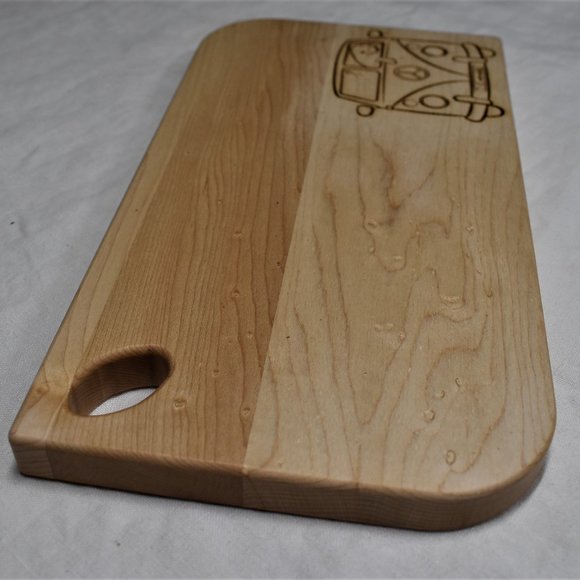 "I Heart Mermaids" Manatee in a VW Bus Charcuterie Cutting Serving Board - Picture 4 of 6